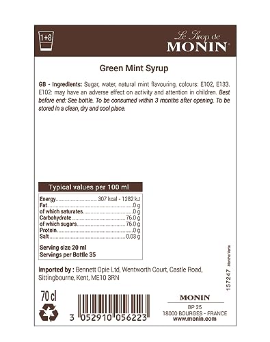 Monin Monin Premium Green Mint Sciroppo
