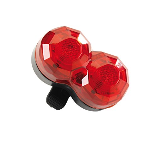 Bottari 96322, Set Fanali Anteriore e Posteriore per Biciclette Unisex-Adulto, Rosso