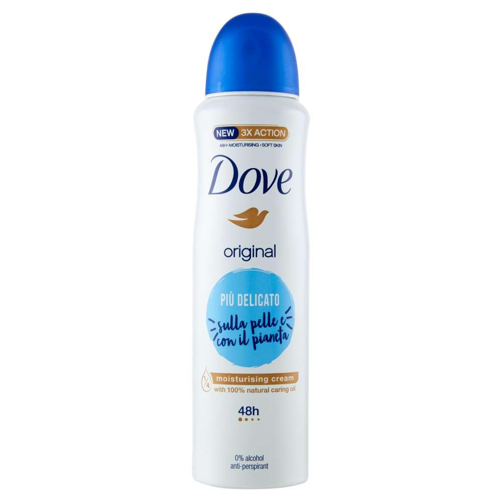dove Original anti Perspirant deodorante spray 150 ml – Confezione da 2