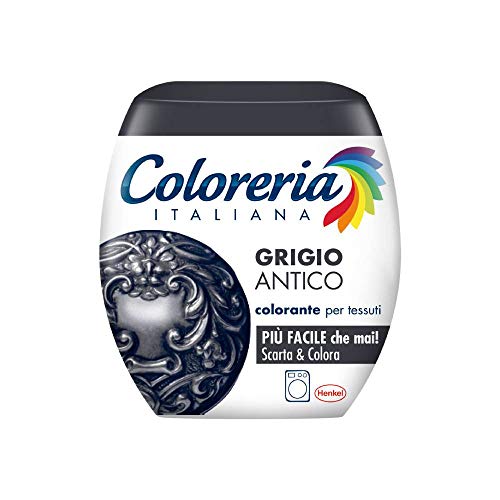 Coloreria Italiana Grey Colorante Tessuti e Vestiti in Lavatrice