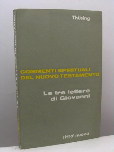 Le tre lettere di Giovanni