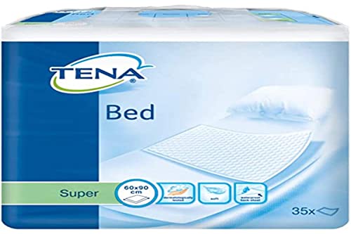 Tena Set di 35 Bed Super Salvaletto assorbente 90 cm x 60 cm
