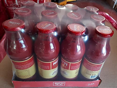 Passata di pomodoro in vetro Mutti cartone da 700gr x 12 pz