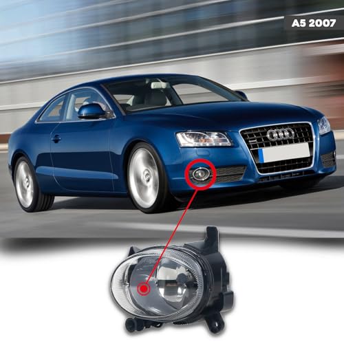 CG94 - Fendinebbia Compatibile per Auto A. A4 S.W. 2007 - A5 2007 - A1 2009 - VW PASSAT CC