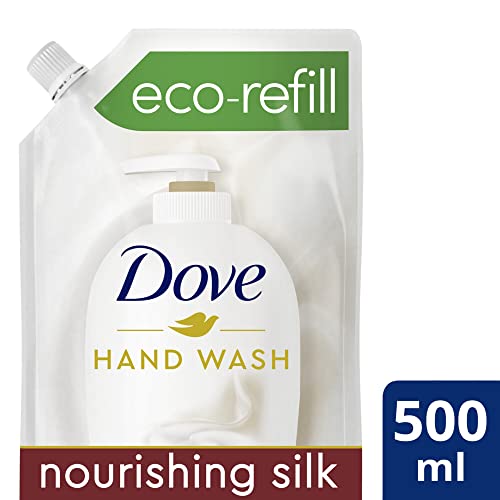 Dove - Ricariche nutrienti per il lavaggio delle mani, fine silk (1 x 500 ml)