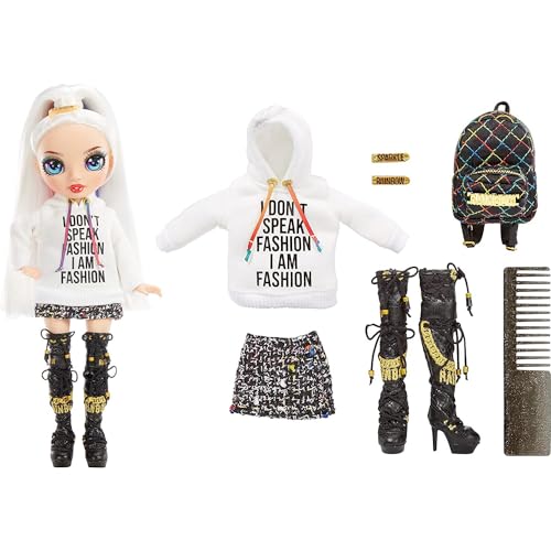 Rainbow High Fashion Doll con Slime & Animale - Ruby (Rosso) - Bambola scintillante da 28 cm con Slime scintillante, Animale Magico e Accessori Moda - Età 4-12 anni