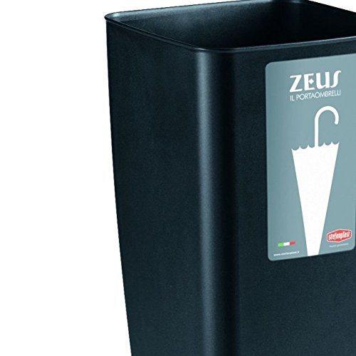 Stefanplast Zeus Portaombrelli, Grigio, Cm 25X25X55H
