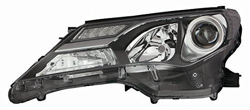 DEPO RICAM 10358 PROIETTORE HB3-HB3 A LED PREDISPOSIZIONE PER REGOLAZIONE ELETTRICO PER RAV 4 LATO SINISTRO (LATO CONDUCENTE) DAL 2013/05 AL 2015/12