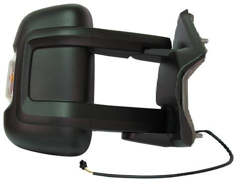 RETROVISORE ELETT. TERM. BRACCIO LUNGO CON FAN. Destro [Lato Passegero] Per Auto: JUMPER - CALOTTA NERA