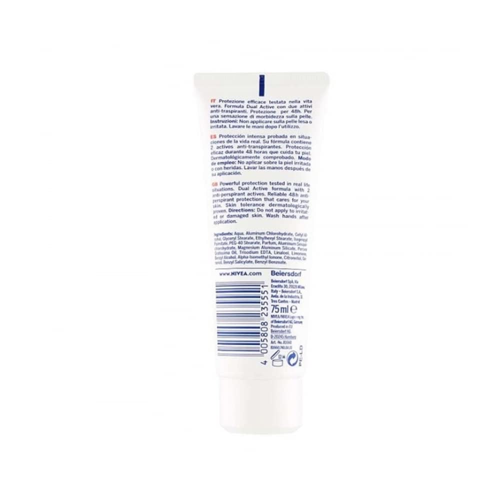 Nivea Deo Crema per donne, anti traspirante, Tube, Dry Comfort, 75 parent
