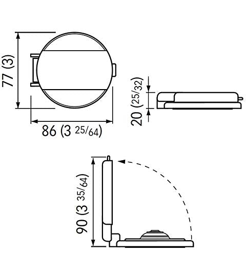 Quick PULSANTE A PIEDE NERO UP