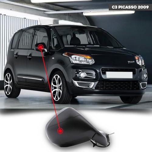 CG94 - Specchietto Retrovisore C. C3 PICASSO 2009 Elett. C/Sonda Nero 5pin