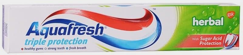 Aquafresh Triple Protection Herbal Toothpaste 75 ml x 3