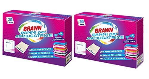 Brawn Panni Per Asciugatrice Asciuga Morbido 24 Panni