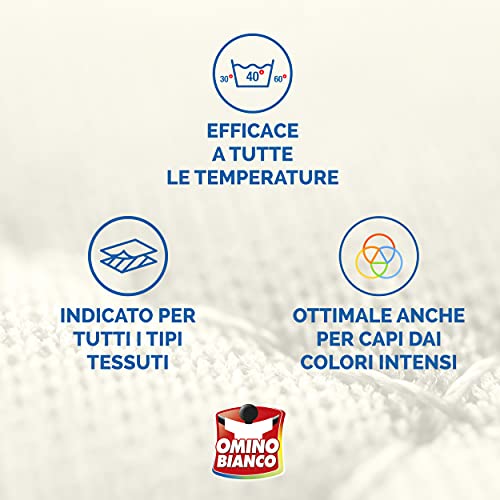 Omino Bianco - Fogli Salva Colore, Struttura a Nido d'Ape, Catturano il Grigio e i Colori Dispersi nel Lavaggio, 16 Pezzi + 4 Omaggio