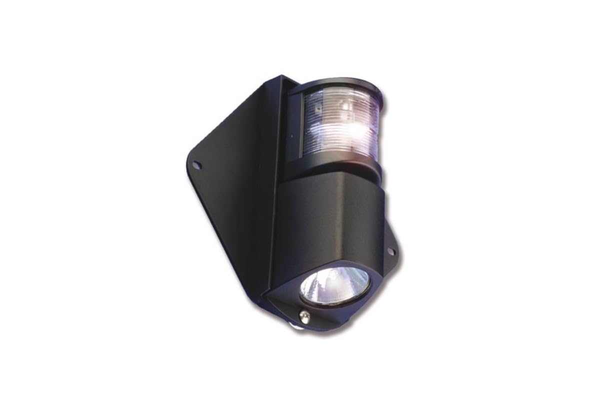 CG94 - FANALE Combinato Testa D'ALBERO Montaggio Universale Accessori FANALI Nautica