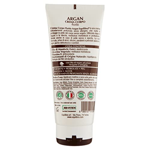 equilibra Argan Crema Fluida Corpo,