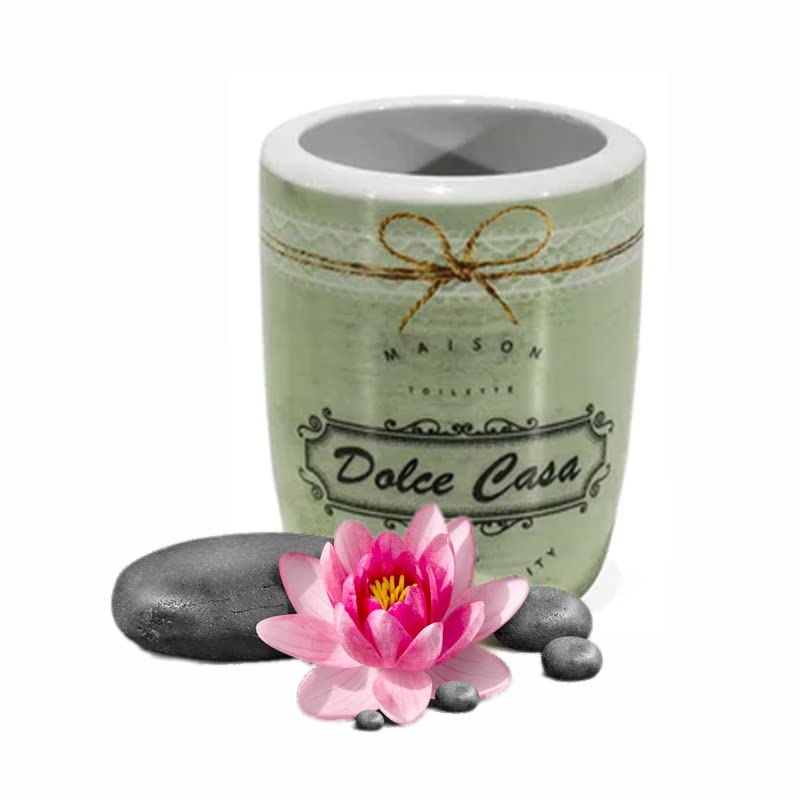 CG94 Set Bagno 3 Pezzi in Ceramica Verde