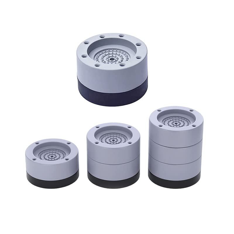 CG94 Lavatrice Piedini Ammortizzatori Antivibrazione Con Gomma Anticiscivolo con Rialzo 3,7Cm Che Attenua i Rumori Set da 4 Unità