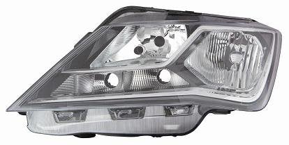FARO DEPO H7-H7 C/MOT. ELETTRICO PARABOLA NERA SEAT TOLEDO - >01/'13 - SX