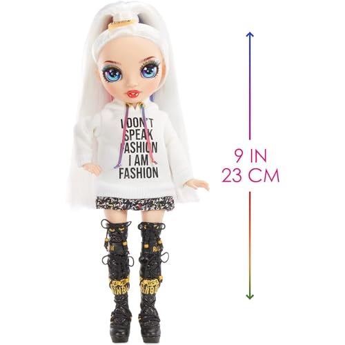 Rainbow High Fashion Doll con Slime & Animale - Ruby (Rosso) - Bambola scintillante da 28 cm con Slime scintillante, Animale Magico e Accessori Moda - Età 4-12 anni