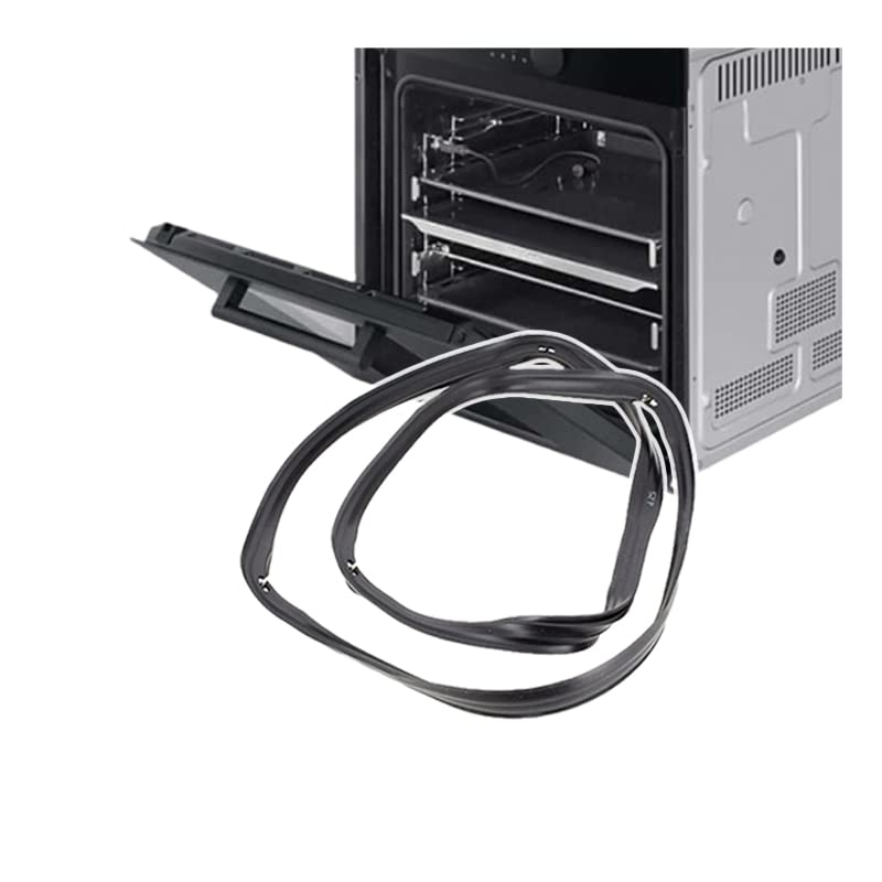CG94 - Guarnizione Universale per Forno ad Incasso 1400mm | Compatibile con Ari!ston e Indesi!t | Materiale Resistente alle Alte Temperature | Facile Installazione, Nero