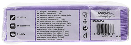 Tovaglioli 2Veli 33X33 X50 Lilla