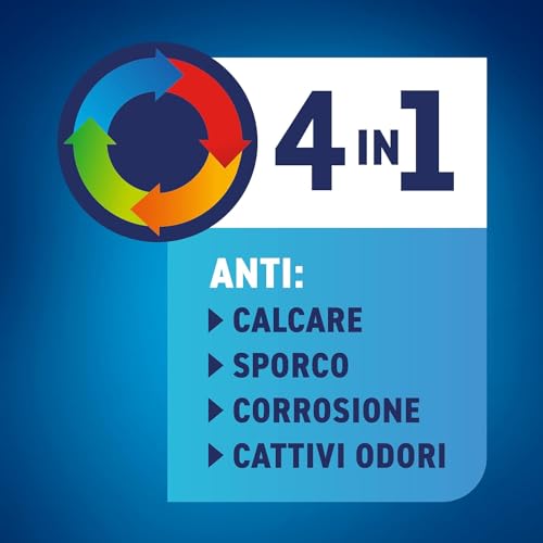 Calgon Tabs 4 in 1 Anticalcare Lavatrice, Confezone da 15