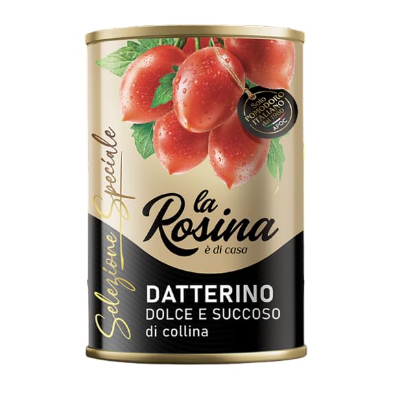 24x La Rosina Pomodorino Datterino di Collina, Pomodorini Italiani, lattina da 400g