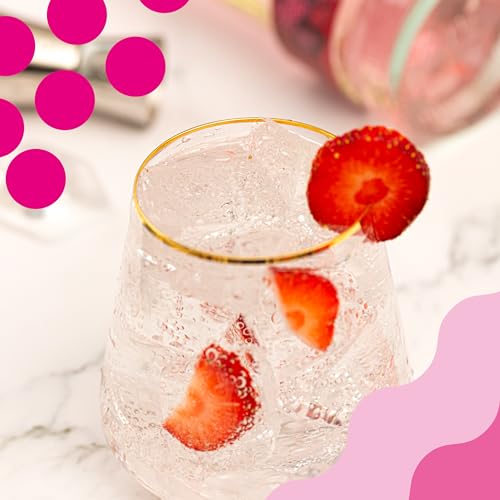 Gin Puerto de Indias - Strawberry Premium Gin - Ginebra Rosa con Fresas Naturales - 70cl - 37.5%