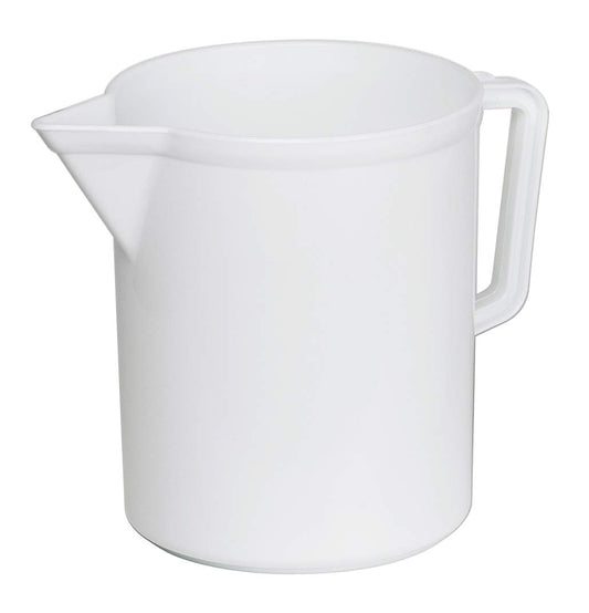 Mobil Plastic - Caraffa alimentare graduata da 3 litri - bianco