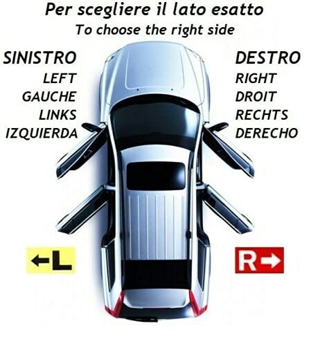 FARO DEPO - PROIETTORE H1-H1 C/MOTORE ELETTRICO PARABOLA CROMATA INDICATORE DIREZ. BIANCO FIAT BRAVO 02-'07>12-'09 - SX