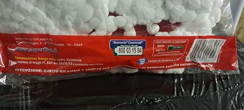Ricambio Panno Tondo 5 Pezzi in Microfibra per Rotomop Super Five Gira STRIZZA 360-
