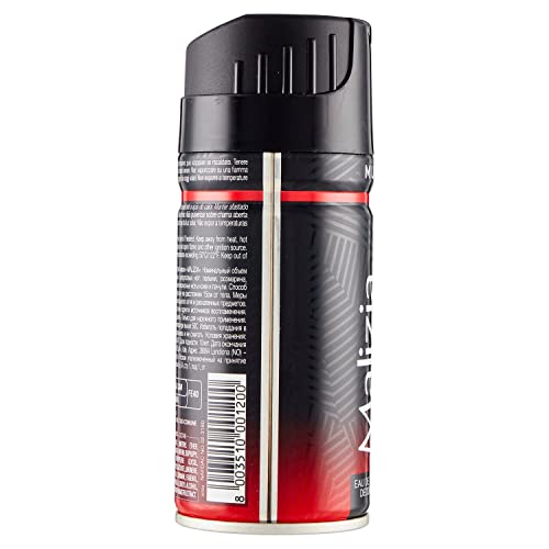 Malizia Deo Spray Uomo Musk, 150ml