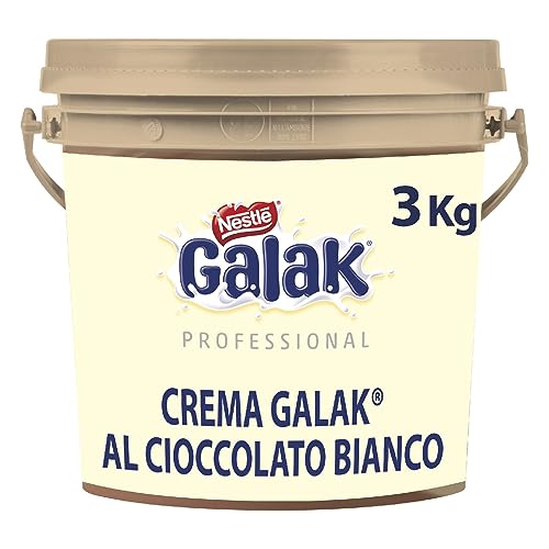 Galak NESTLÉ PROFESSIONALE Crema Spalmabile al Cioccolato Bianco, Secchiello 3k g