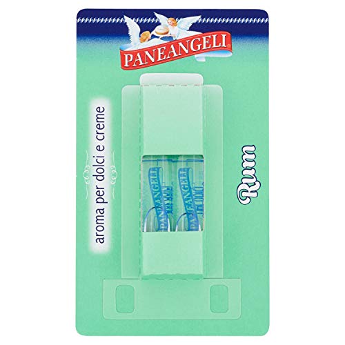 Paneangeli - Rum, Aroma per dolci e crème, Pacco da 2X2 ml, totale: 4 ml