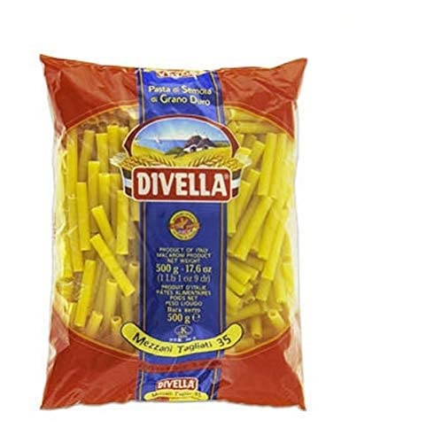 10 Pasta Divella 100% Italiano N° 35 Mezzani Tagliati 500 g