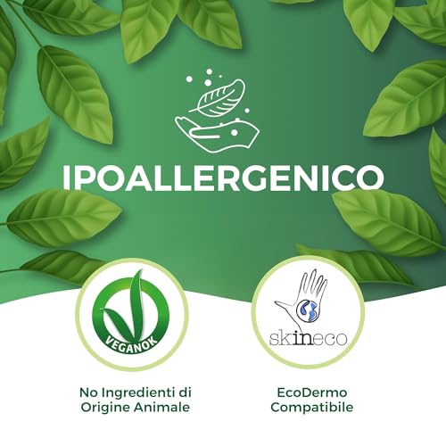 Winni's - Ammorbidente Lavatrice Ipoallergenico Concentrato Ecoformato, 50 Lavaggi, Fragranza Fiori Bianchi, Con Perle di Profumo Biodegradabili, 1250 ml