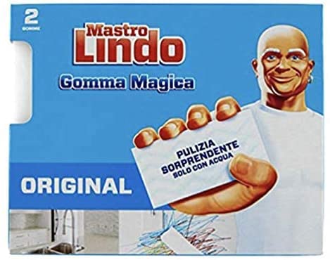 Mastro Lindo - La Gomma Magica, con Doppio Strato - 6 Confezioni da 2 gomme [12 gomme]