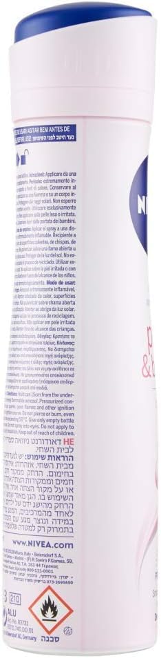 NIVEA Deodorante Spray Pearl & Beauty 6 x 150 ml, Deodorante donna per una protezione 72h, Deo spray antitraspirante con Estratti di Perla e Olio di Avocado per una pelle liscia e luminosa