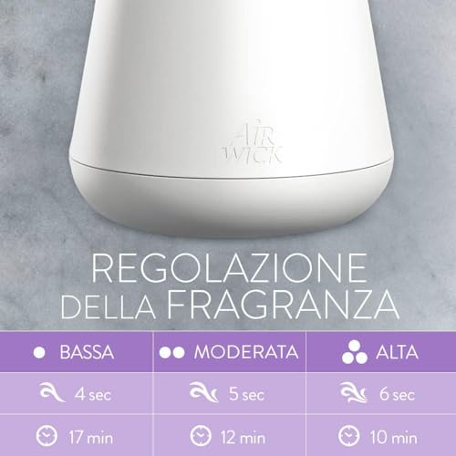 Airwick Ricariche per Diffusore di Oli Essenziali Armonia Istantanea, Confezione da 6 Ricariche per il Diffusore di Oli Essenziali Profumatore per Ambienti alla Fragranza Timo&Limone e Lavanda