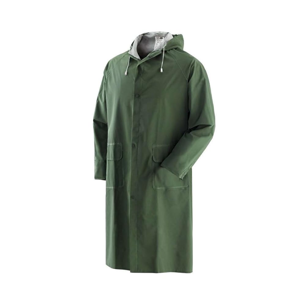 CG94 IMPERMEABILE CAPPOTTO PLUVIO ANTISTRAPPO VERDE TAGLIA L