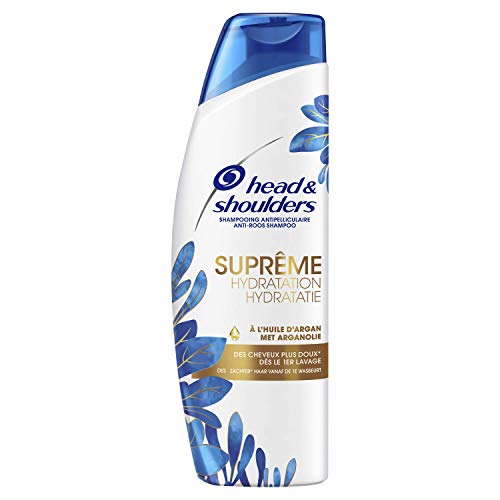 Head & Shoulders, Supreme Shampoo antiforfora all'olio di argan e di cocco, pulisce e idrata i capelli e il cuoio capelluto, 250 ml
