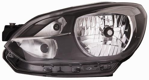 CG94 PROIETTORE H4 PRED. PER REG- ELETT. [Lato DX] PARABOLA NERA - BORDO NERO Per Auto: UP