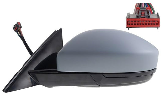 CG94 - RETROVISORE | J. E-PACE 17' EL. TER. RIB. C/MEM. SONDA FAN. A LED LUCE DI CORT. C/PR. 18PIN BLIS SX