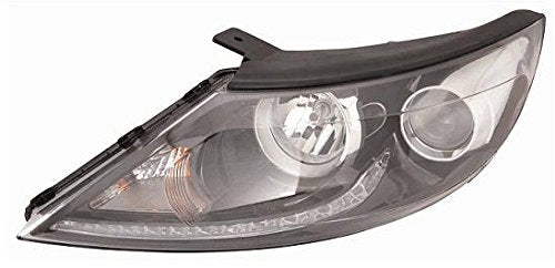 CG94 PROIETTORE H7-H7 PRED. PER REG. ELETT. A LED [Lato DX] PARABOLA NERA Per Auto: SPORTAGE