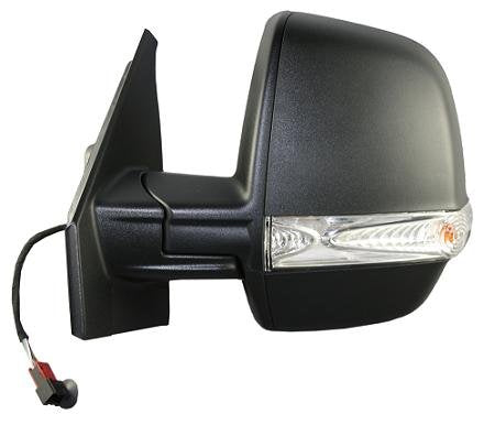 CG94 RETROVISORE Meccanico C/Fan. Integrato Sinistra [Lato Guida] per Auto: DOBLO' - Calotta Nera - MOD. Cargo