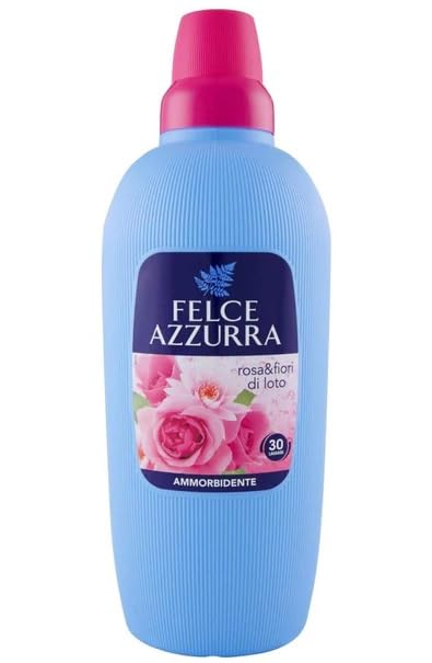 6x Felce Azzurra - Ammorbidente Rosa & Fiori Di Loto, Profumo Inconfondibile, Capi Morbidi - 30 Lavaggi - 2Lt
