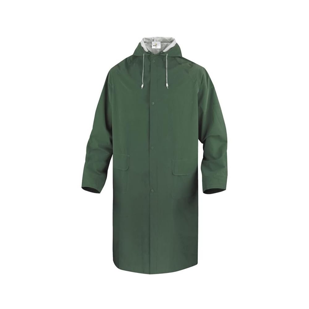 CG94 IMPERMEABILE CAPPOTTO PLUVIO ANTISTRAPPO VERDE TAGLIA L