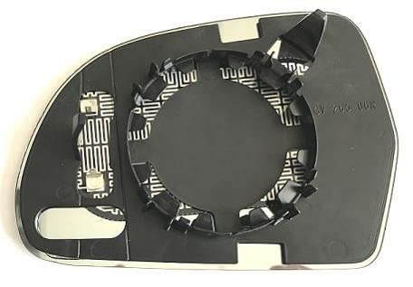 CG94 PIASTRA SPECCHIO TERMICA - VETRO ASF.- VETRO BLU - (ALT. mm125) - Posizione Sinistra [Lato Guida] Per Auto: A4